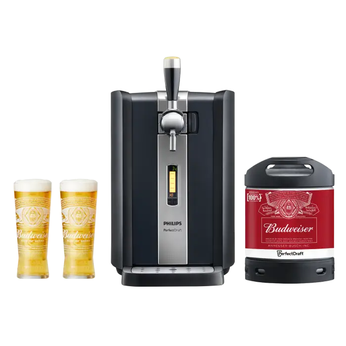 PerfectDraft Budweiser Starter Bundle