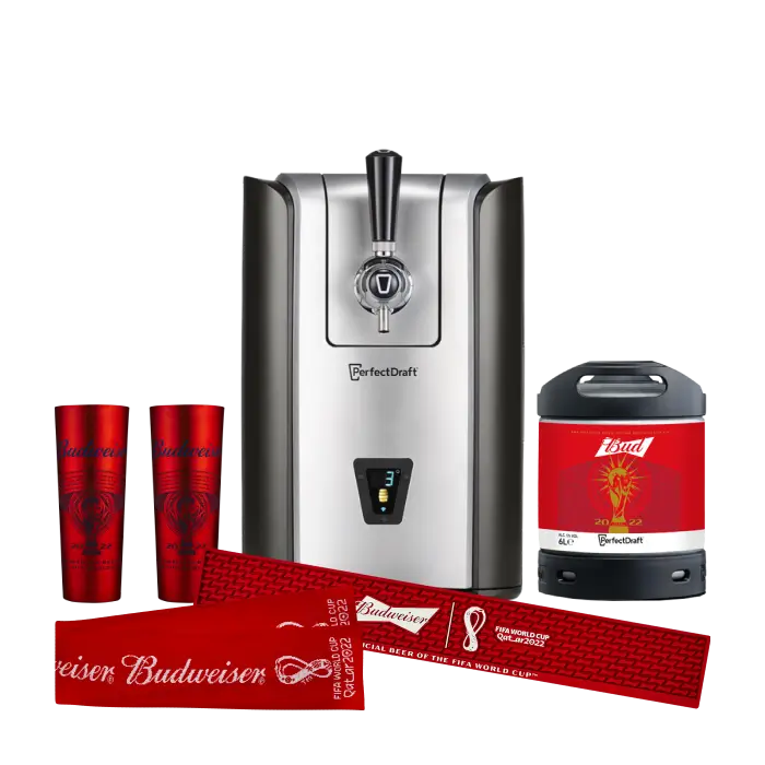 PerfectDraft Pro Budweiser World Cup Starter Bundle 1 PerfectDraft Pro Budweiser World Cup Starter Bundle