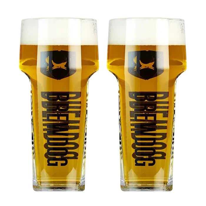 BrewDog Hero Pint Glass Pack (2 Glasses) 1 BrewDog Hero Pint Glass Pack (2 Glasses)