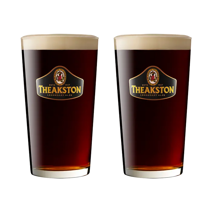 Theakston Pint Glass Pack (2 Glasses) 1 Theakston Pint Glass Pack (2 Glasses)