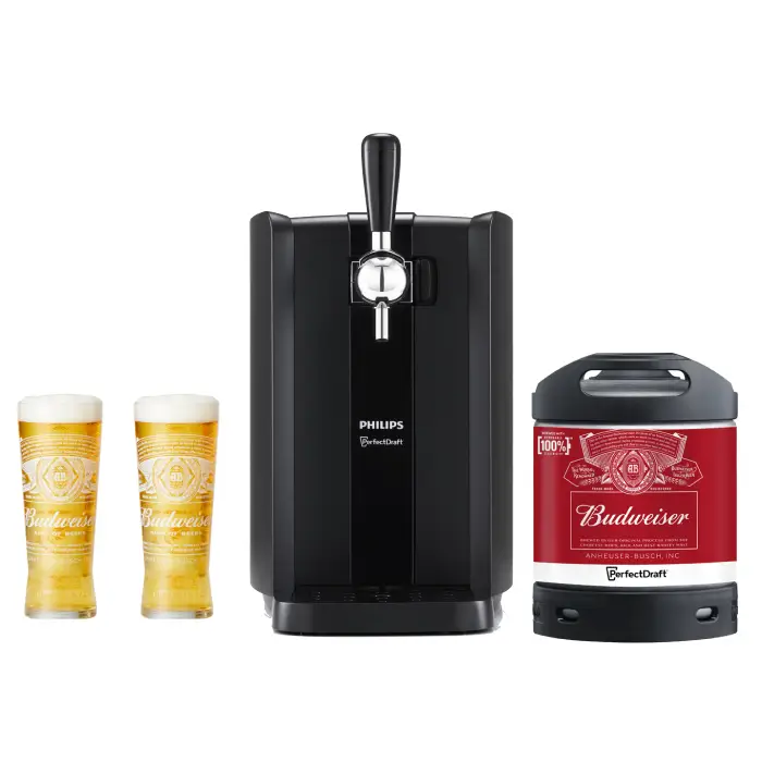PerfectDraft Black Budweiser Starter Bundle