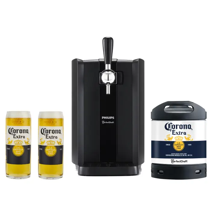 PerfectDraft Black Corona Extra Starter Bundle