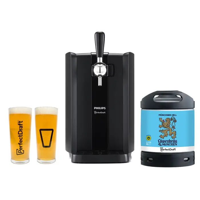 PerfectDraft Black Lowenbrau Starter Bundle 1 PerfectDraft Black Lowenbrau Starter Bundle