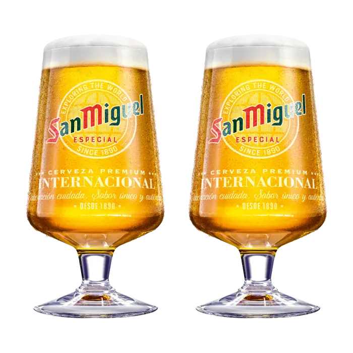 San Miguel Pint Glass Pack (2 Glasses) 1 San Miguel Pint Glass Pack (2 Glasses)