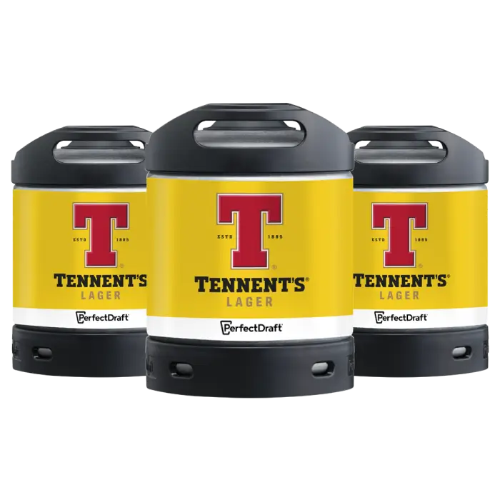 Tennent's Lager Keg Pack (2 or 3 Kegs)