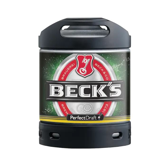 Short Date Becks 6L Keg BBE October 2024