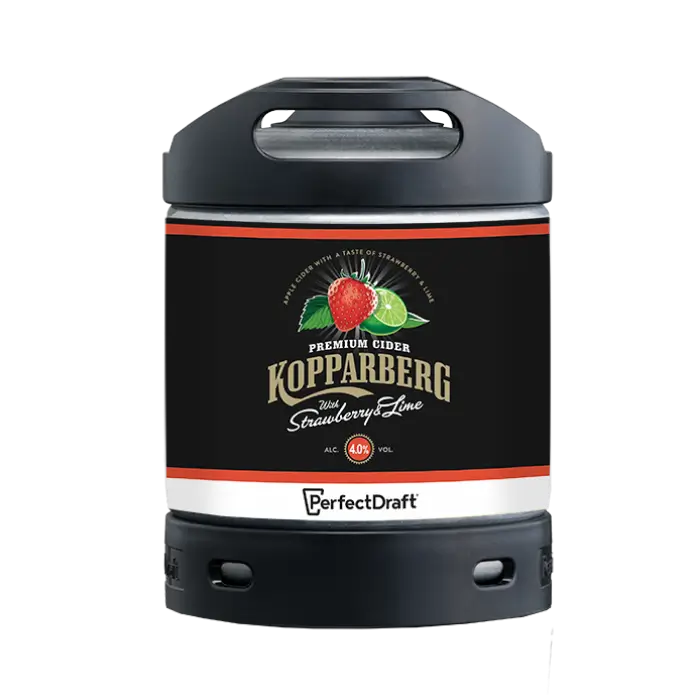 PerfectDraft Kopparberg Strawberry and Lime Cider 6L Keg 1 PerfectDraft Kopparberg Strawberry and Lime Cider 6L Keg